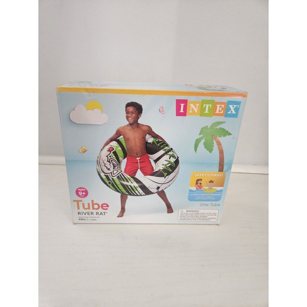 Intex River Rat 48 inch inflatable tube raft New In box #68209EP - 2021
